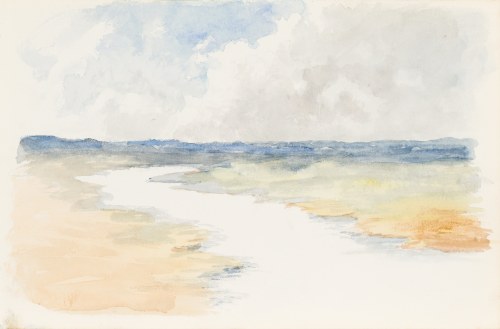 Frantisek Xaver HARLAS (1865-1947), Pejzaż z rzeką, ok. 1913