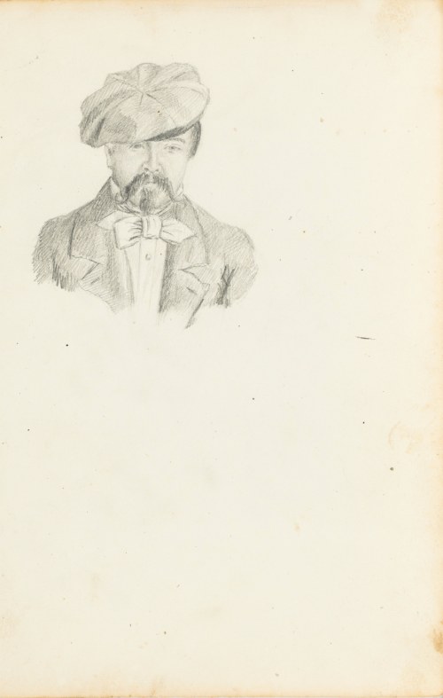 Antoni KOZAKIEWICZ (1841-1929), Mężczyzna w kapeluszu