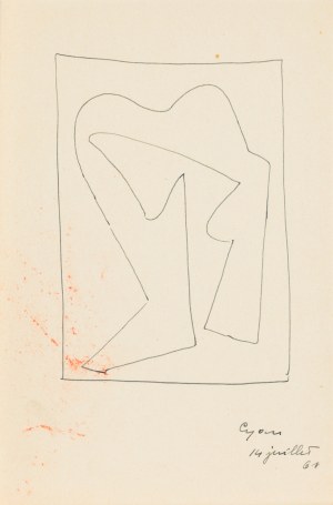 Zdzisław (CYAN) CYANKIEWICZ (1912-1981), Kompozycja,1961