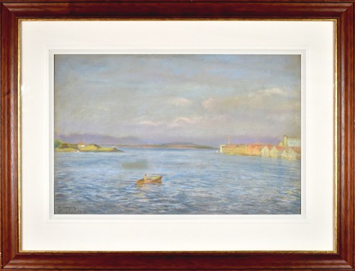 Władysław SERAFIN (1905-1988), Motyw ze Stavanger, 1956