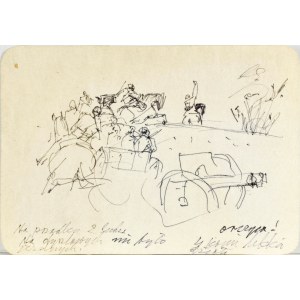Ludwik MACIĄG (1920–2007), Sketches from the War: To the Attack!