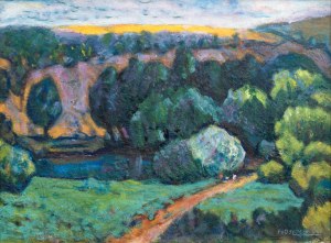 Kazimierz PODSADECKI (1904-1970), Pejzaż, 1960