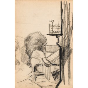 Kazimierz PODSADECKI (1904–1970), Scene from Kalwaria Zebrzydowska, September 1937