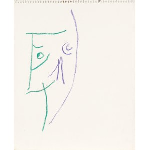Jerzy PANEK (1918–2001), Autoportrét 2/16, [1993]