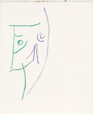 Jerzy PANEK (1918-2001), Autoportret 2/16, [1993]