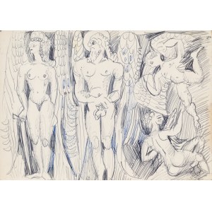 Janina MUSZANKA - ŁAKOMSKA (1920–1982), Adam and Eve