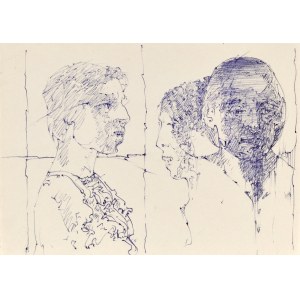 Roman BANASZEWSKI (1932–2021), Portraits of Men in Various Perspectives