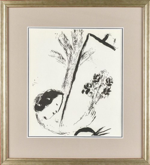 Marc CHAGALL (1887-1985), Bouqet with hand, 1957