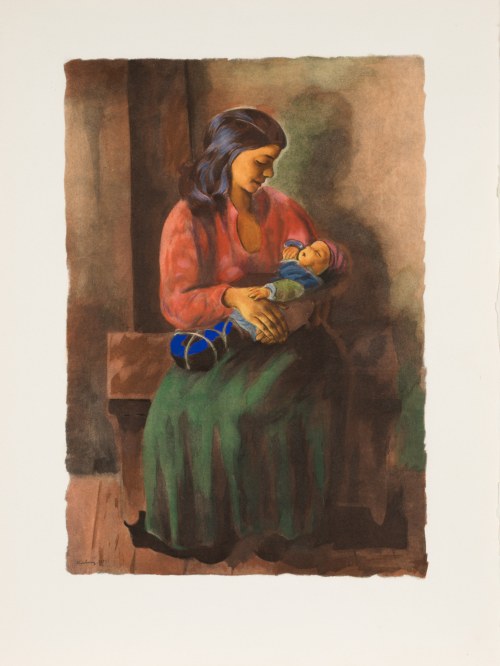 Mojżesz KISLING (1891-1953), Matka z dzieckiem