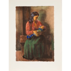 Mojżesz KISLING (1891–1953), Mother with Child