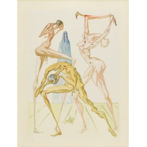 Salvador DALI (1904–1989), *The Divine Comedy*—*Inferno* 19—*The Simoniacs*
