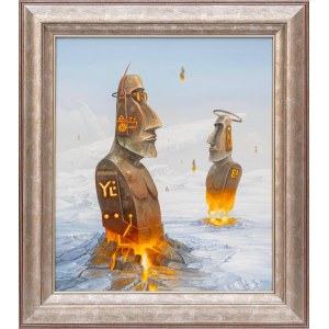 Jarosław Jaśnikowski, Moai of Fire and Ice, 2026