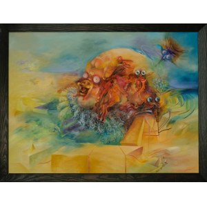 Barbara Warzeńska, Bez tytułu - Kompozycja surrealistyczna, 1996