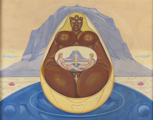 Erwin Sówka (1936 Giszowiec - 2021 ), Bez tytułu, 1995