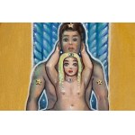 Erwin Sówka (1936, Giszowiec – 2021), “Eros and Psyche,” quadriptych, 2004