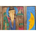 Henryk Zegadło (1939, Krzyżka village – 2011, Bad Bertrich), Saint Martin, triptych, 1980
