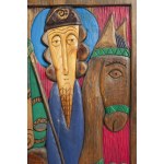 Henryk Zegadło (1939, Krzyżka village – 2011, Bad Bertrich), Saint Martin, triptych, 1980