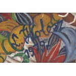 Ludwik Holesz (1921, Szeroka – 1999), Composition with an Orange Dragon, 1979