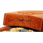 Eugeniusz Zegadło (b. 1943), Noah’s Ark, triptych, 2020