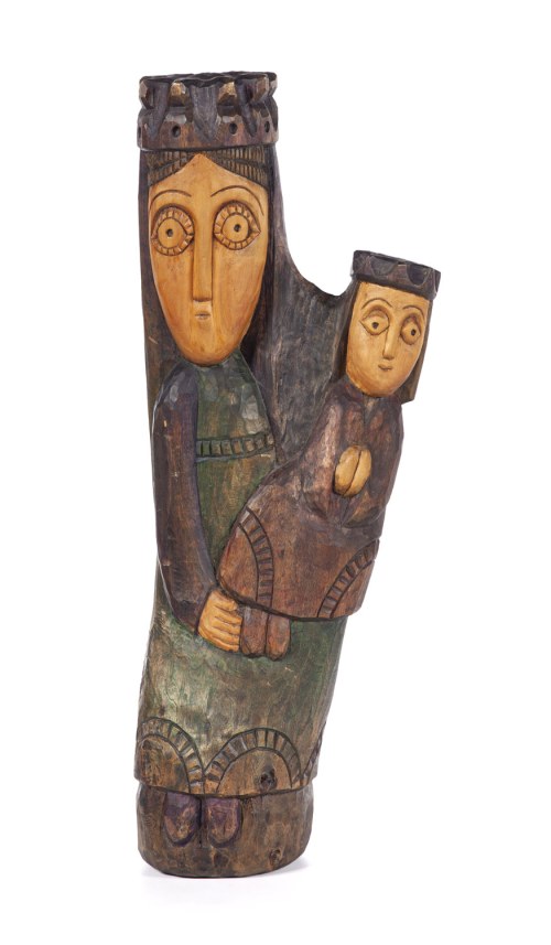 Henryk Zegadło (1939 wieś Krzyżka - 2011 Bad Bertrich), Madonna z Dzieciątkiem