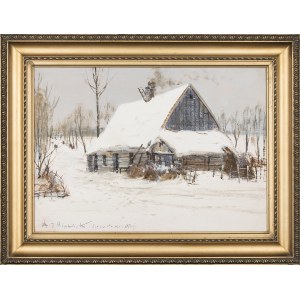 Józef Alfred Sipiński (1886–1968), Winter in Siemkowice, 1924