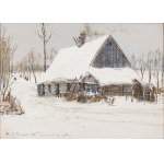 Józef Alfred Sipiński (1886–1968), Winter in Siemkowice, 1924