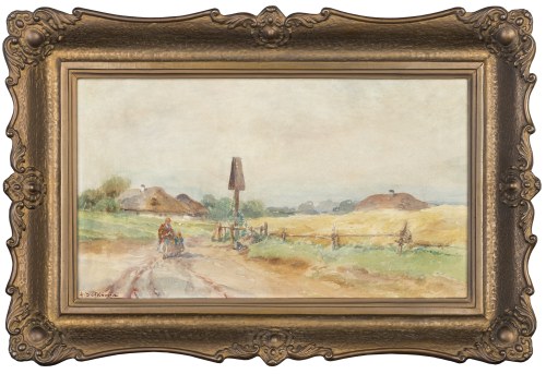 Adam Setkowicz (1876-1945), Przed kapliczką