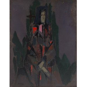 Janina Kraupe-Świderska (1921-2016), Ritratto, 1956