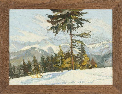 Franciszek Wójcik (1903-1984), Widok z Antałówki, 1942