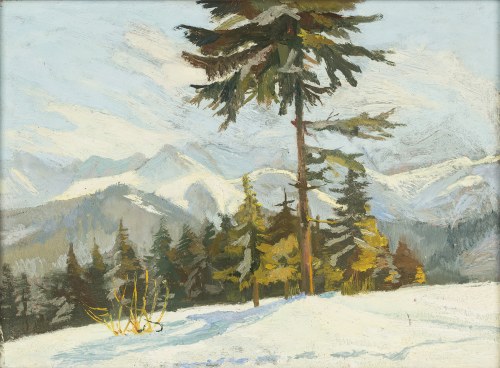 Franciszek Wójcik (1903-1984), Widok z Antałówki, 1942