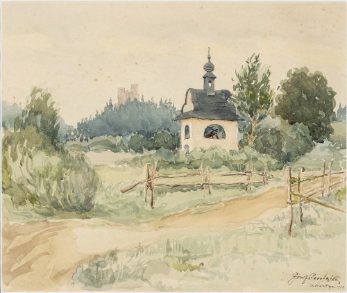 Józef Pieniążek (1888-1953), Kapliczka w Czorsztynie, 1928