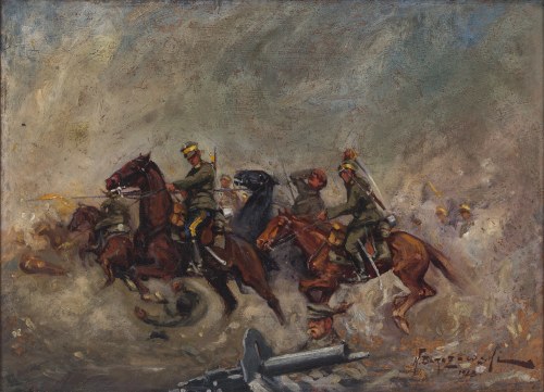 Kazimierz Berezowski (1896-1972), Szarża, 1923