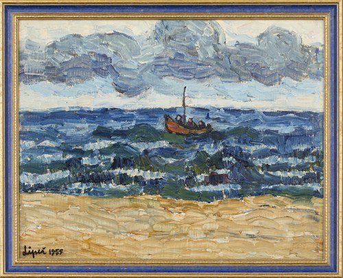 Romana Lipeż (1917-2003), Bałtycki kuter, 1955
