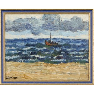 Romana Lipeż (1917–2003), A Baltic Cutter, 1955