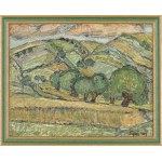 Romana Lipeż (1917-2003), Zielone wzgórza, 1954