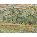 Romana Lipeż (1917-2003), Zielone wzgórza, 1954