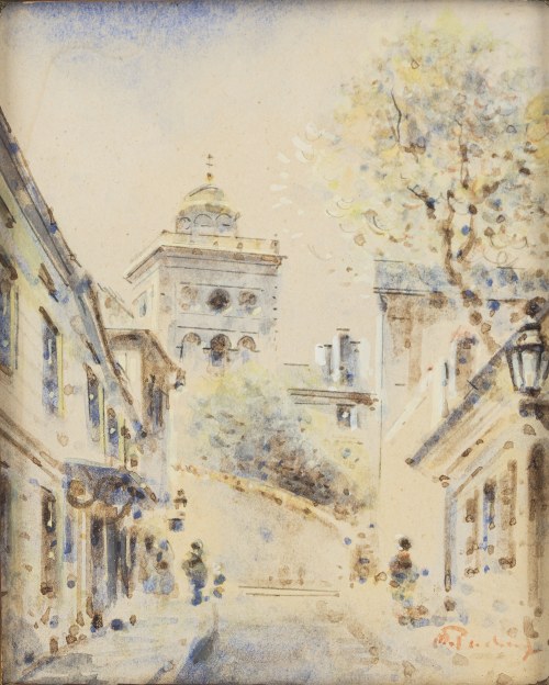 Marian Puchalski (1912-1970), Ulica Żródłowa w Warszawie, lata 40. XX w.