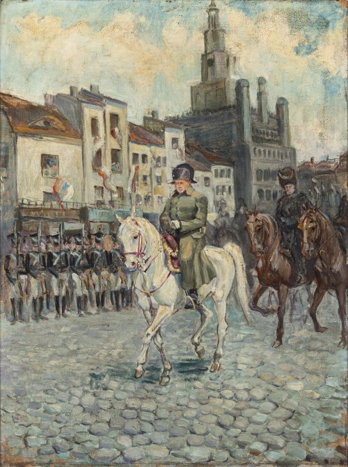 Kazimierz Szmyt (1860-1941), Napoleon na rynku w Poznaniu