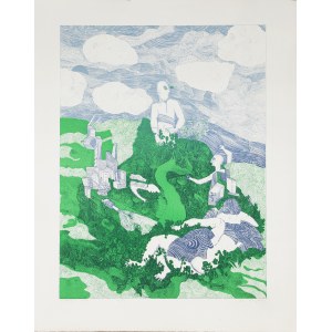 Ewa Kuryluk (ur. 1946), Krajobraz, 1973