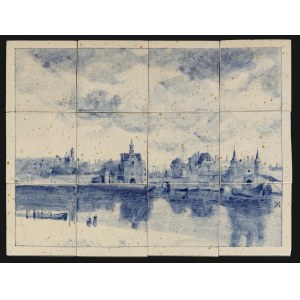 Aleksandra Popławska (b. 1974), Landscape Based on Johannes Vermeer’s Painting “View of Delft” (1658–1661), 2026