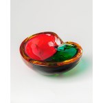 A large platter, made using the sommerso technique, Italy, 1970s.