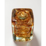 Whirlpool Vase, designed by F. Vizner, Skrdlovice, Czechoslovakia, 1968
