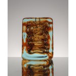 Whirlpool Vase, designed by F. Vizner, Skrdlovice, Czechoslovakia, 1968