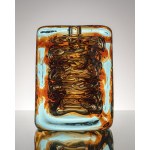 Whirlpool Vase, designed by F. Vizner, Skrdlovice, Czechoslovakia, 1968