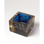 Ashtray or trinket box, P. Hlava, Exbor—Nový Bor, Czechoslovakia, 1960s.