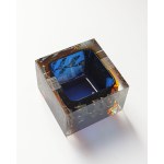Ashtray or trinket box, P. Hlava, Exbor—Nový Bor, Czechoslovakia, 1960s.