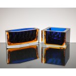 Ashtray or trinket box, P. Hlava, Exbor—Nový Bor, Czechoslovakia, 1960s.