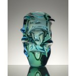 Vase designed by J. Kotik, model 5503, Skrdlovice, Czechoslovakia, 1955.