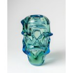 Vase designed by J. Kotik, model 5503, Skrdlovice, Czechoslovakia, 1955.