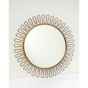 Mirror, designed by Joseph Frank for the Swedish brand Svenskt Tenn, 1950s.